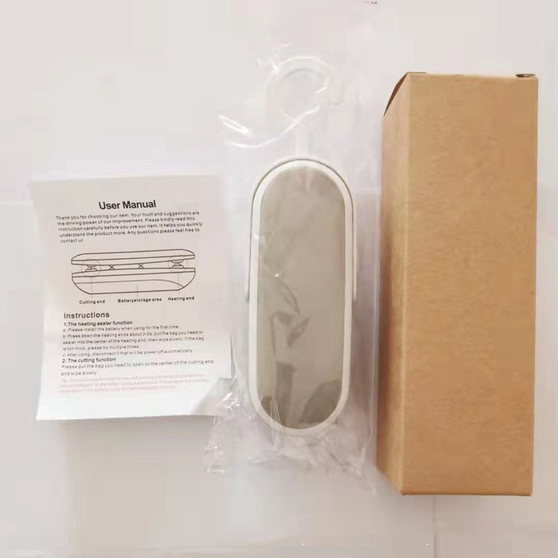 Mini selador de embalagem, portátil